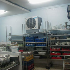 Cooling unit in kitchen