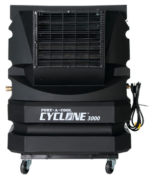 Cyclone cooling unit